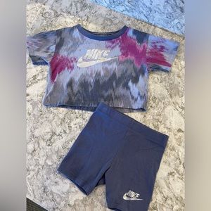 Nike Girls 2 Piece Shorts outfit | 24 months